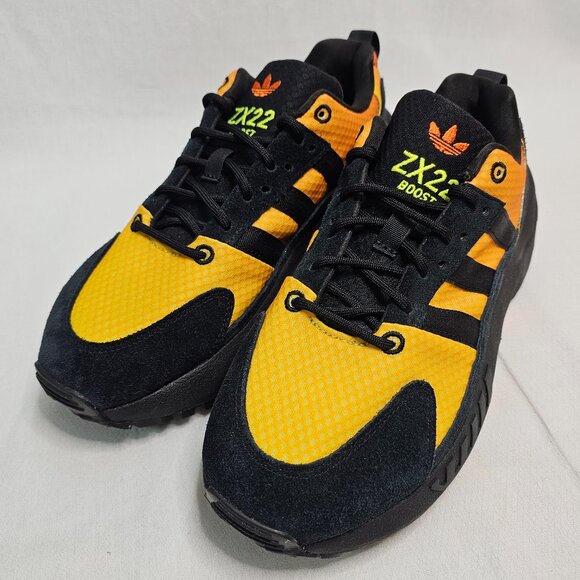 Adidas ZX 22 Boost Low Black Impact/Orange Sneakers Shoes US MENS SIZE 6 - NEW main image 10